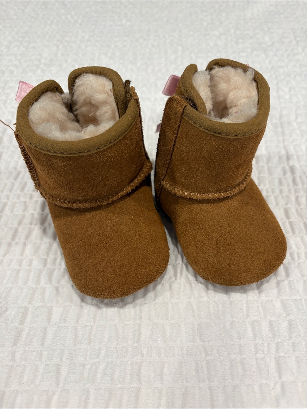 UGGS Infant Brown Suede Booties 
Size 1
